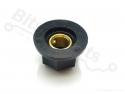 Button MXR Style Fluted Black